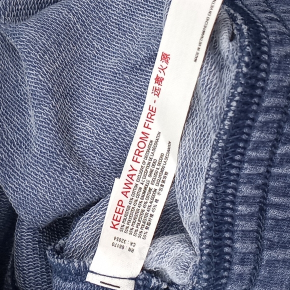 Free People Cozy Cool Girl Lounge Pants Dark Sapphire Blue - Picture 15 of 16